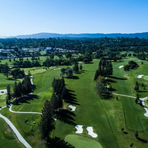 Arial View Of A Golf course which would benefit from a geothermal HVAC system