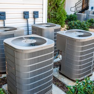 Bank of Air Conditioners that get regular maintenance