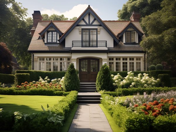 Historic-style Druid Hills home benefiting from energy-efficient geothermal HVAC service and spring maintenance