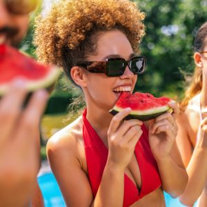 Homeowners enjoying cool indoor comfort during Georgia summer after resolving GeoComfort error codes and cooling issues.